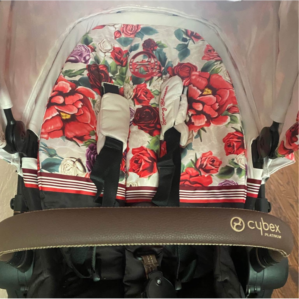 Cybex Priam Spring Blossom Floral Luxury Stroller